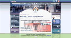 Desktop Screenshot of colegiodentistascordoba.es